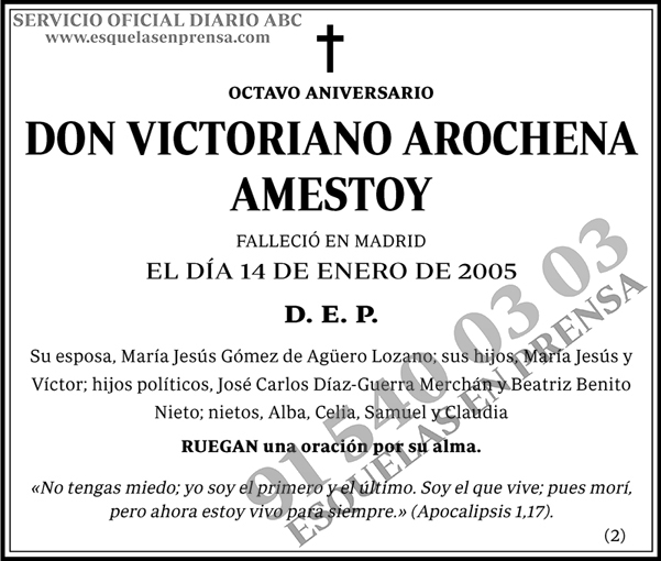Victoriano Arochena Amestoy